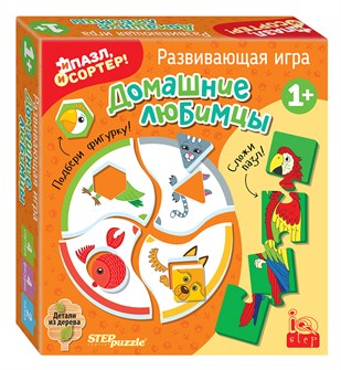 Развивающая игра "Домашние любимцы. И пазл, и сортер" (IQ step) # 89867