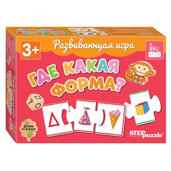 Развивающая игра "Где какая форма?" (IQ step) # 89860