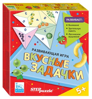 Развивающая игра "Вкусные задачки. Тримино" (IQ step) # 76058