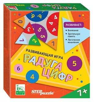 Развивающая игра "Радуга цифр. Тримино" (IQ step) # 76049