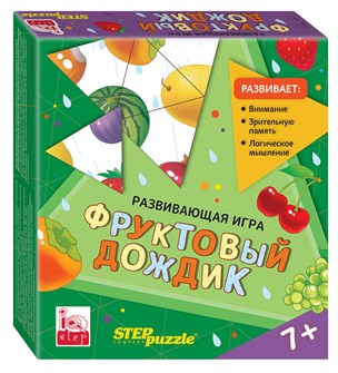 Развивающая игра "Фруктовый дождик. Тримино" (IQ step) # 76041