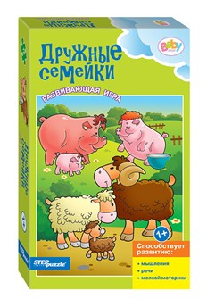 Развивающая игра "Дружные семейки" (Baby Step) # 76182