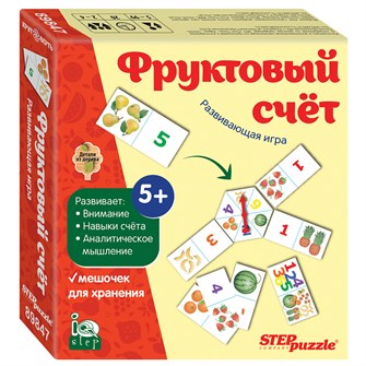 Развивающая игра "Фруктовый счет" (Крутоверть) (IQ step) # 89847
