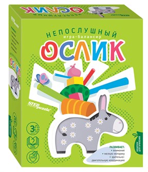 Развивающая игра из дерева Непослушный ослик (Игра-балансир) # 89820