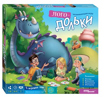Развивающая игра из дерева "Логодольки" # 89816