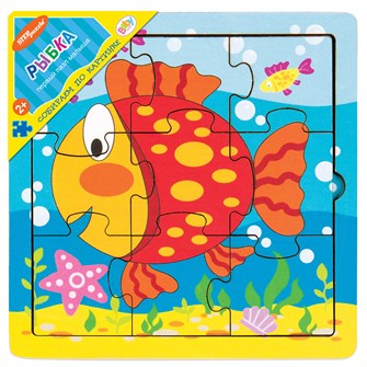 Игра из дерева Рыбка (собираем по картинке) (Baby Step) # 89047