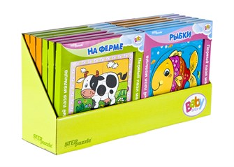 Игра из дерева Первый пазл малыша - 2 (Baby Step) (в ассортименте) # 89011