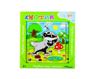 Игра из дерева Енотик (собираем и играем) (Baby Step) # 89073