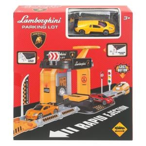 Игрушка пластик парковка +1 машин, lamborghini,кор. PARKING-LAMB