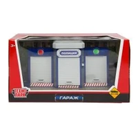 Игрушка пластик ворота+1 машинка, ПОЛИЦИЯ,кор. Технопарк GATE-24-1XCAR-POL
