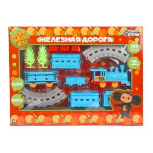 Железная дорога мультяшная Чебурашка длина пути 137, кор.46*34*5см ТЕХНОДРАЙВ 2212B0020-R