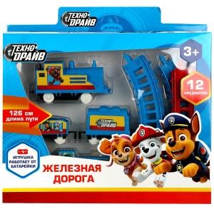 Железная дорога мультяшная щенки, длина пути 126, кор.25*20,5*4см ТЕХНОДРАЙВ 2006B056-R10
