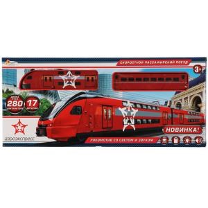 Железная дорога АЭРОЭКСПРЕСС длина пути 280см, свет-звук кор.47*21*4,5см ИГРАЕМ ВМЕСТЕ B2011686-R