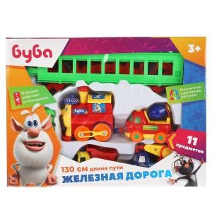 Железная дорога мультяшная Буба длина пути 130, кор.28*21*5,4см ИГРАЕМ ВМЕСТЕ B199134-R5