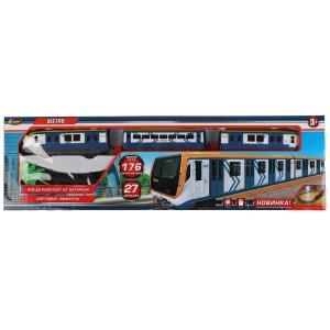 Железная дорога метро, свет, длина пути 176см, кор.61*17,8*5см ИГРАЕМ ВМЕСТЕ 1607B003-R