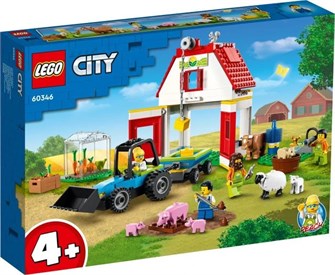 Конструктор LEGO 60346 City - Ферма и амбар с животными 54966493
