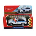 Машина металл свет-звук MERCEDES-BENZ gls class amg 12см,ПОЛИЦИЯ белый, кор. Технопарк GLS-12SLPOL-WH