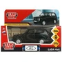 Машина металл LADA 4x4 длина 12 см, двери, багаж, инерц, черный, кор. Технопарк LADA4X4-12-BK