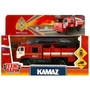 Машина металл КАМАЗ-43502 МЧС 15,5 см, двери, подв дет, инер, кор. Технопарк KAM43502-15MES-RD