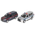 Машина металл CHEVROLET TAHOE/LEXUS LX570 12 см,двери,багаж,инер,ассорт. Технопарк TAHOELX570-12DB12-COP