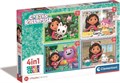Пазл Clementoni Gabys Dollhouse 4 в 1 140380899