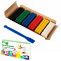 Пластилин 6цв мягкий восковой 90г. KIDS со стеком106493 BRAUBERG 896-082