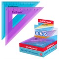 Угольник пластиковый ErichKrause Standard, 45°/9см 52990 895-731