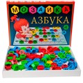 Мозаика d 30мм Азбука 110 дет 01003 Стеллар /12/ 110-243