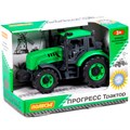 Трактор "Прогресс" инерционный зелёный (в коробке) 91222 П-Е /12/ 202-261