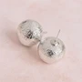 Серьги гвоздики крупные, цвет серебристый, арт. 005.077 005.077
