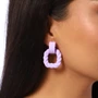Серьги квадратные, яркие "Madlen", арт. 806.045 806.045