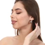 Серьги кольца, цвет серебристый, арт.748.254 748.254