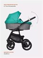 Коляска 2 в 1 Riko Basic Bella 03 серый-малахит 5901812688651