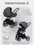 Коляска 2 в 1 Riko Basic Montana X 53 Dark grey 5907729455645