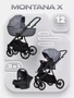 Коляска 3 в 1 Riko Basic Montana X 52 Grey 5907729455720