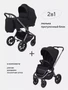Коляска 2 в 1 Rant Flex Pro 2023 RA074 Black 4670078635259