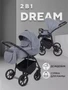 Коляска 2 в 1 Rant Dream 2024 07 серый 5903990641992