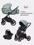 Коляска 3 в 1 Riko Basic Montana Ecco 21 Green 5907729454266