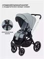 Коляска 3 в 1 Mowbaby Zoom PU silver green tea 4670078647658