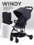 Коляска прогулочная Mowbaby Windy Graphite 4670078657503