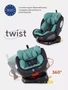 Автокресло Rant Basic Twist 0/1/2/3 (0-36 кг) Mint 4670078647665