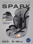 Автокресло Rant Basic Spark 1/2/3 (9-36 кг) Graphite 4670078663436