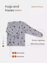 Распашонка Rant Hugs and kisses Pattern grey 5373/5473 4670078630209