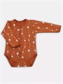 Боди 2 шт. Rant Hugs and kisses Pattern 64/67 Grey-brown 4670078657794