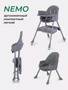 Стульчик для кормления Mowbaby Nemo Graphite 4670078647467