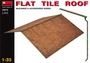 35518  наборы для диорам  FLAT TILE ROOF  (1:35) 2000002062929