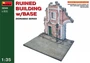36049  наборы для диорам  RUINED BUILDING w/BASE  (1:35) 4820041102589
