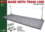 36057  наборы для диорам  BASE WITH TRAM LINE  (1:35) 4820041103104