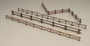 6141  наборы для диорам  FENCES (1:72) 8001283061414