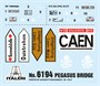 6194  наборы для диорам  PEGASUS BRIDGE - BATTLE SET  (1:72) 8001283061940